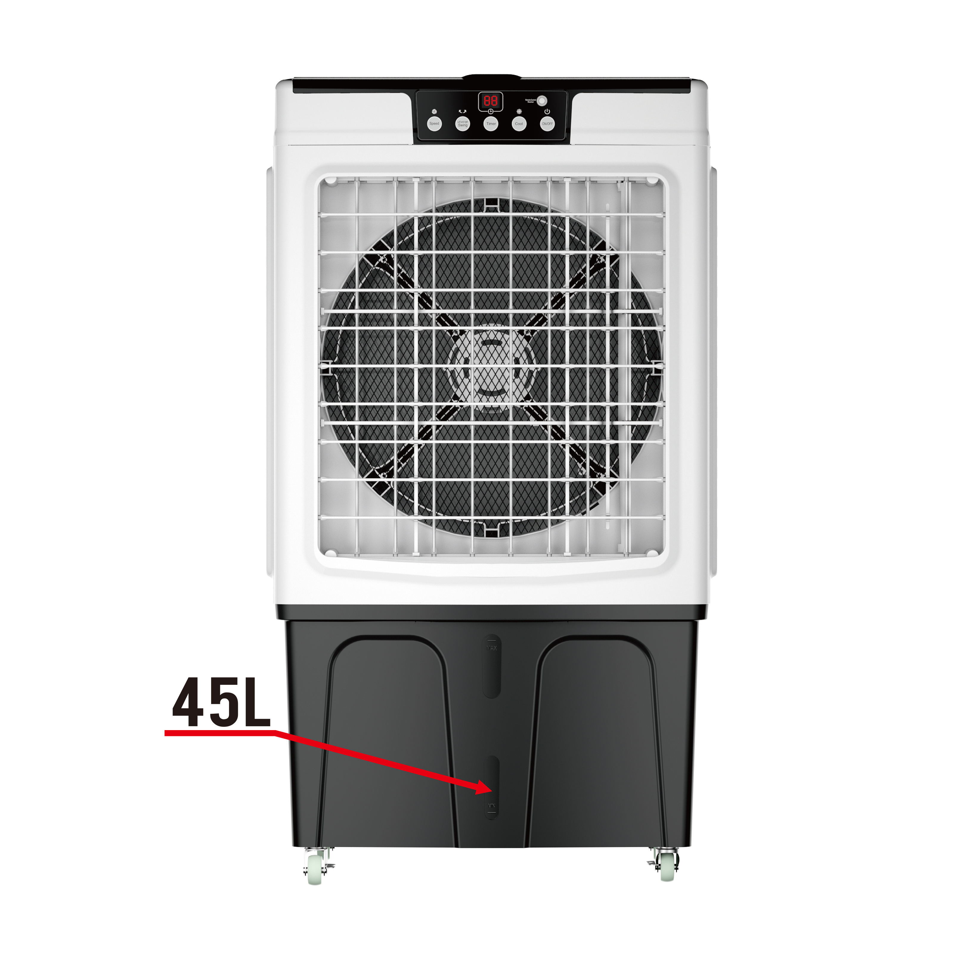 45L Water Industrial Fan Portable Evaporative Air Cooler Commercial Air Cooler