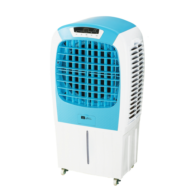 Commercial Mobile Water Evaporative Air Cooler 40L Portable Cooling Fan Floor Standing Air Cooler